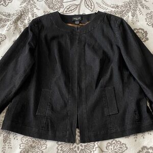 Focus 2000 Classic Black Denim Blazer